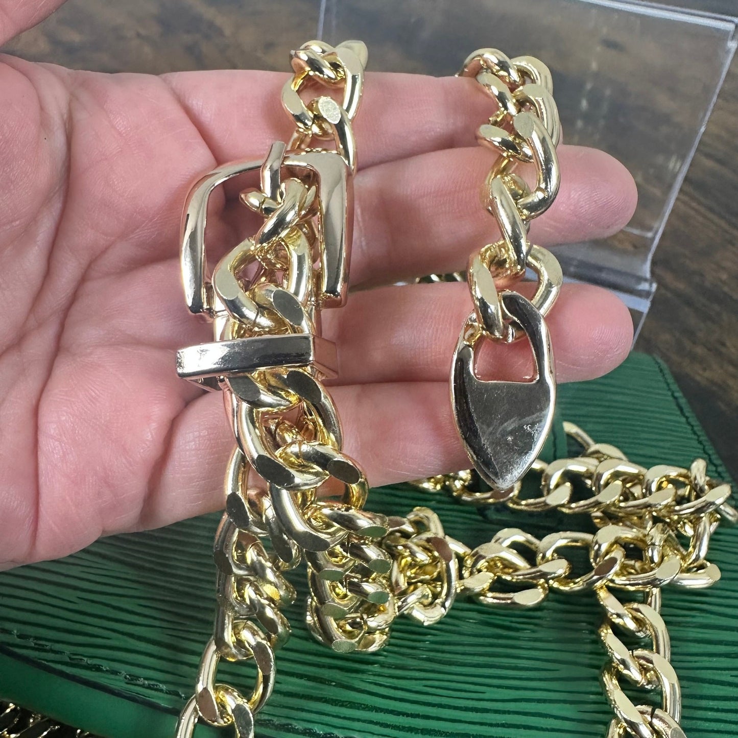 Louis Vuitton Green Epi Leather Vintage Waist Belt Bag Fanny Pack Authentic