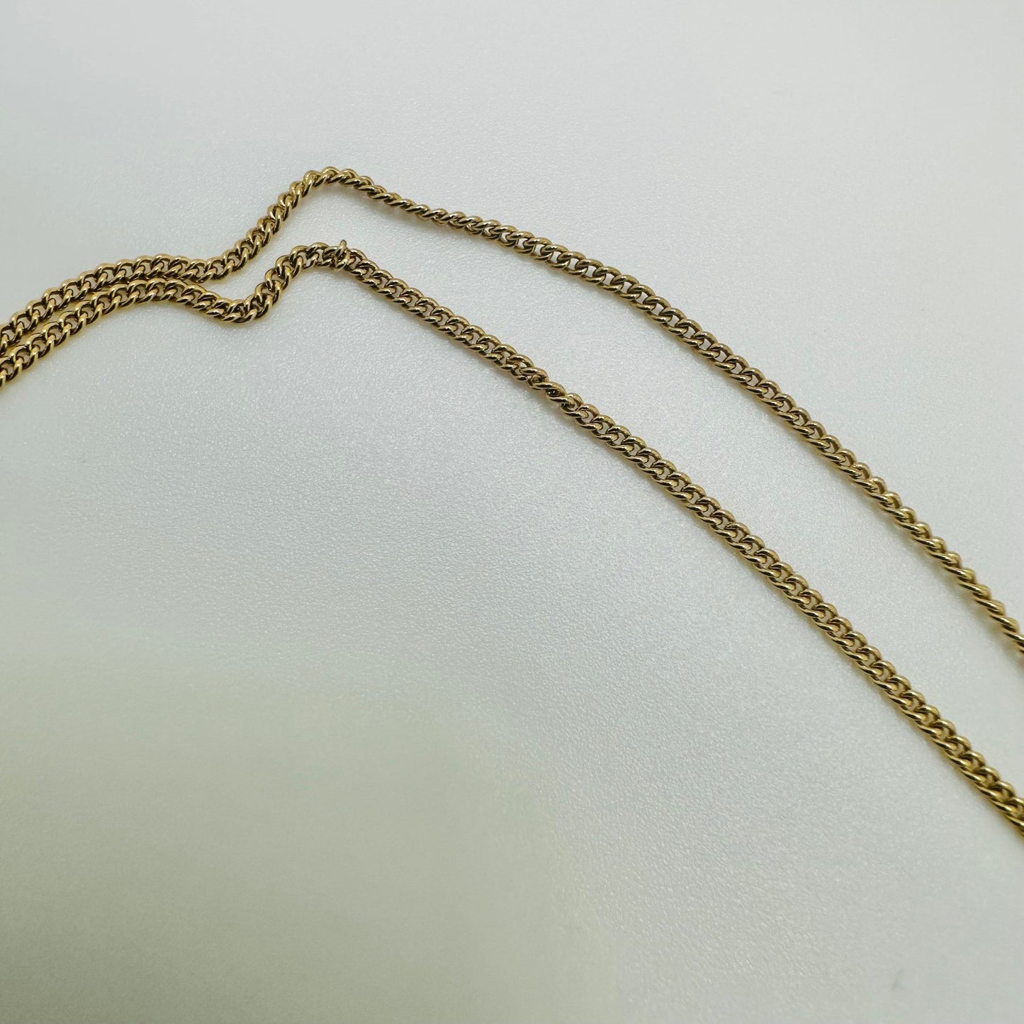 Christian Dior Gold Heart Necklace Rhinestone Vintage CD Logo Designer