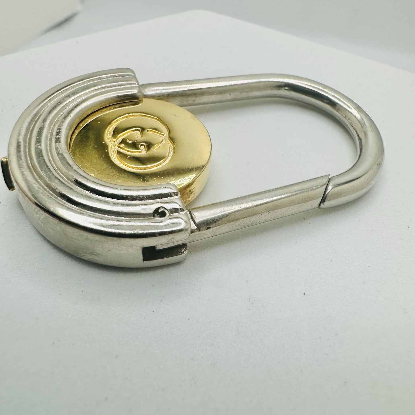 Gucci Interlocking G Two-Tone Key Ring
