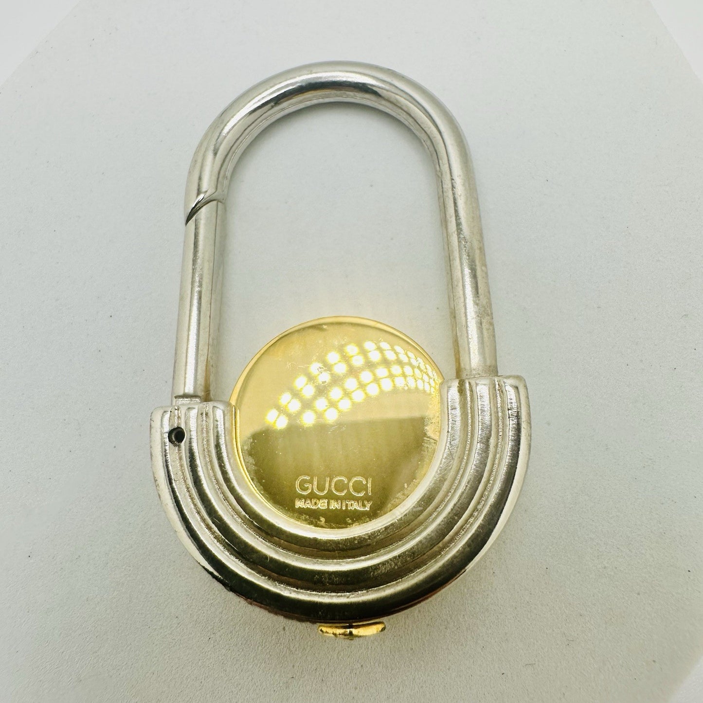 Gucci Interlocking G Two-Tone Key Ring