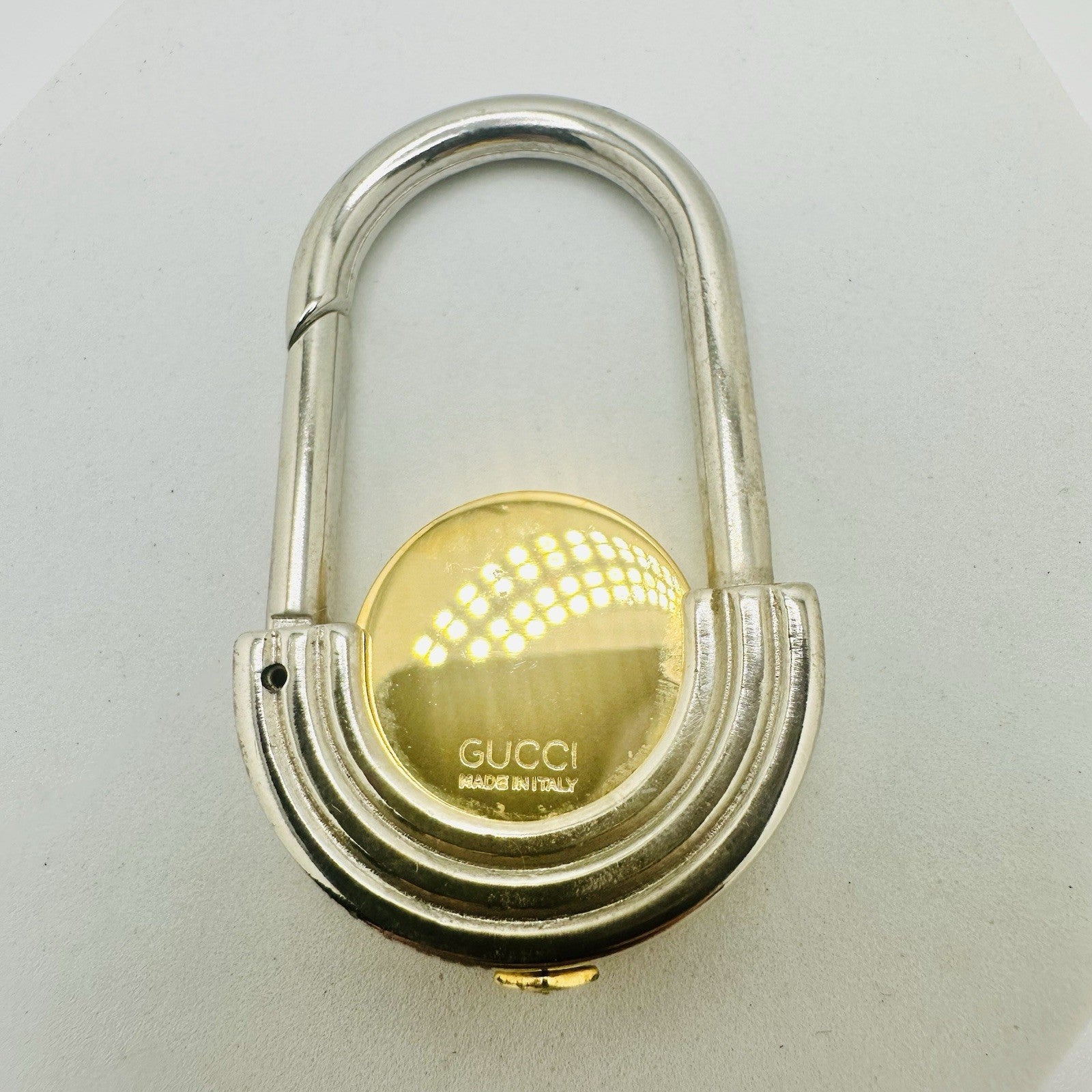 Gucci Interlocking G Two-Tone Key Ring