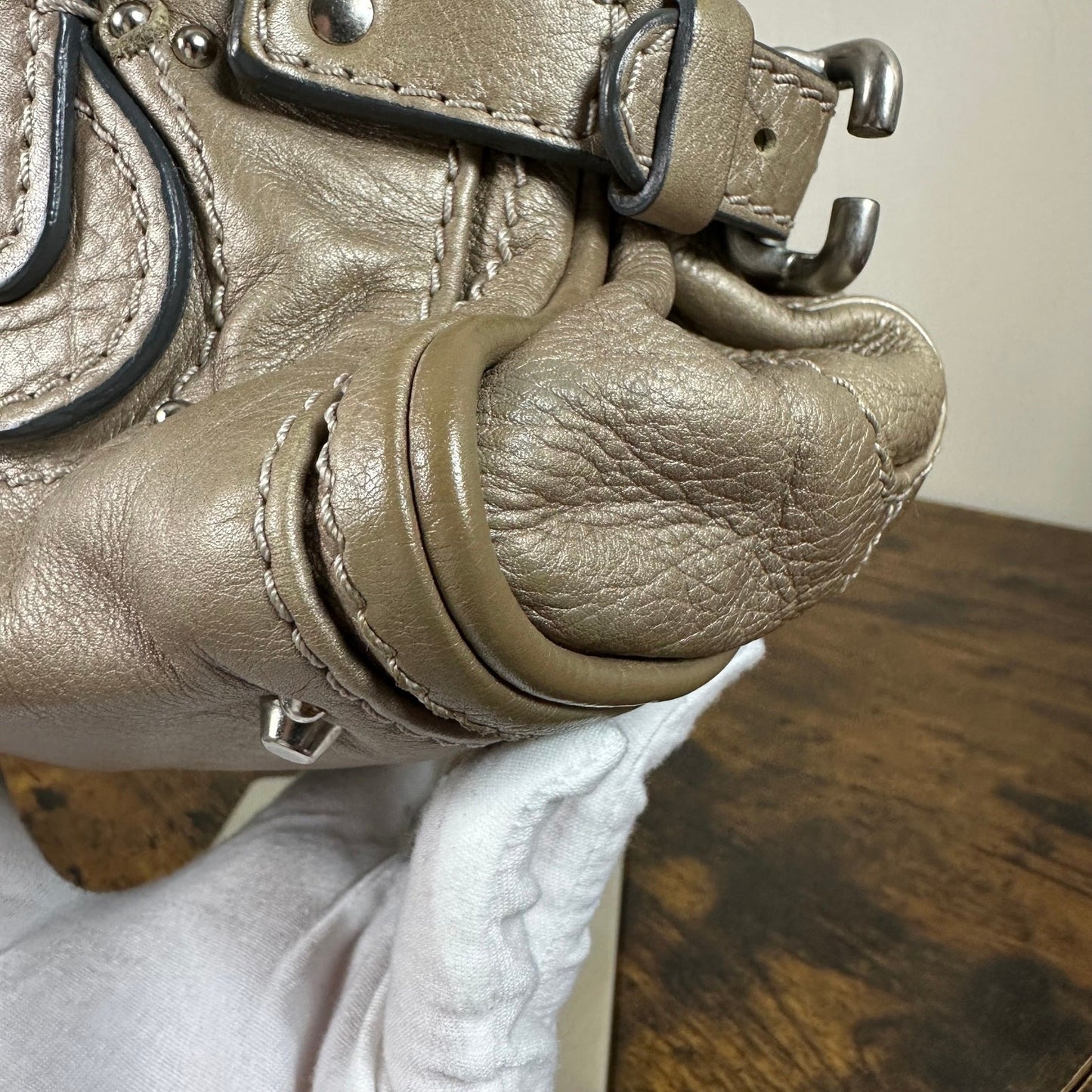 Chloe Paddington leather mini handbag