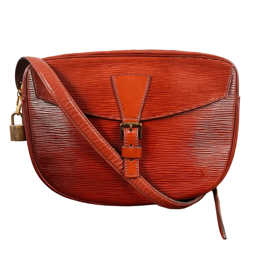 Louis Vuitton Vintage Bag Jeune Fille Brown Epi Leather Crossbody