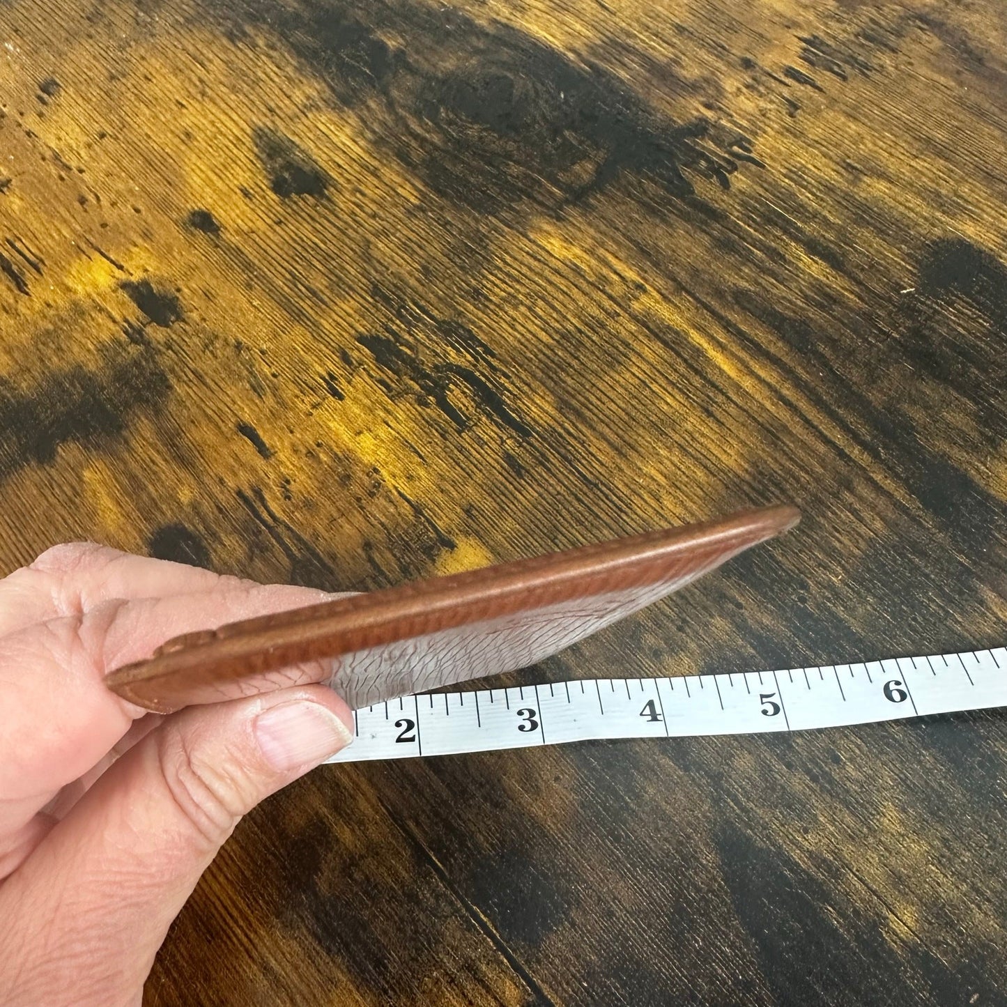 Louis Vuitton Vintage Brown Epi Leather Slim Wallet Card Holder