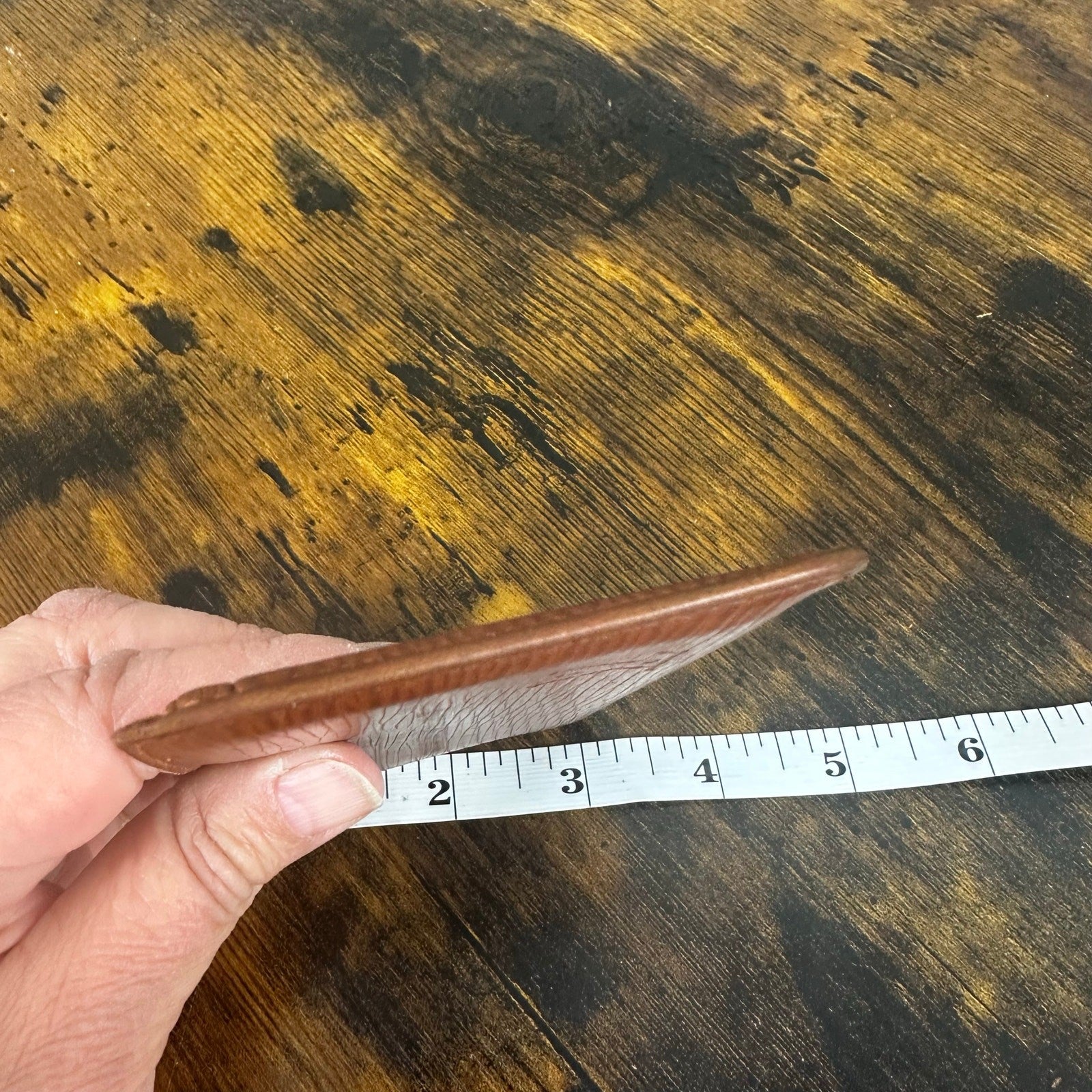 Louis Vuitton Vintage Brown Epi Leather Slim Wallet Card Holder