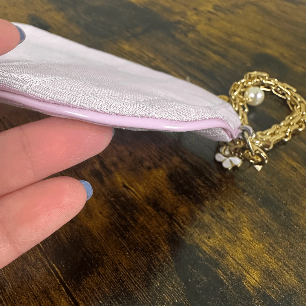 Chanel CC Travel Line Accessory Pouch Bag Cosmetics Credit Cards