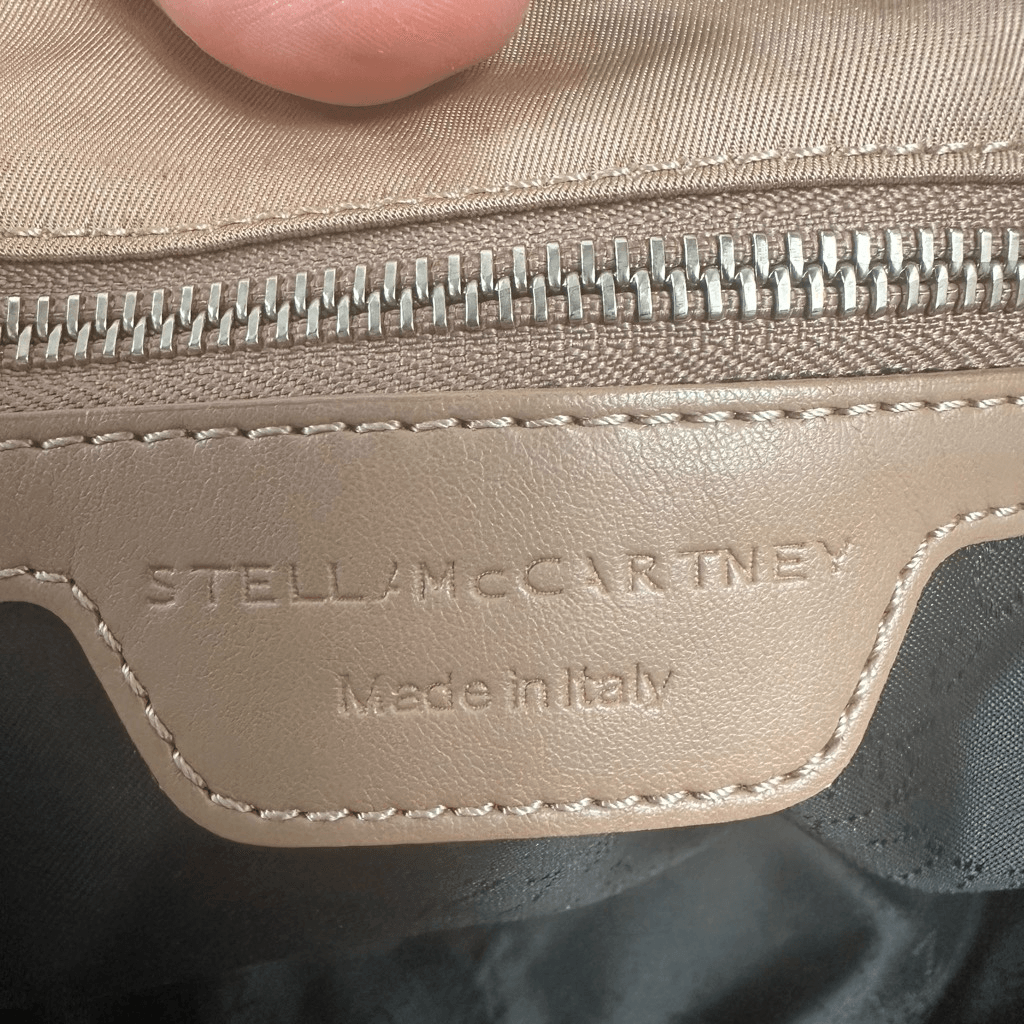 Stella McCartney Go Falabella Large Nylon Tote Bag Beige