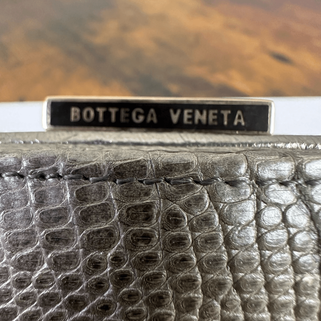 Bottega Veneta Vintage Genuine Lizard Wallet