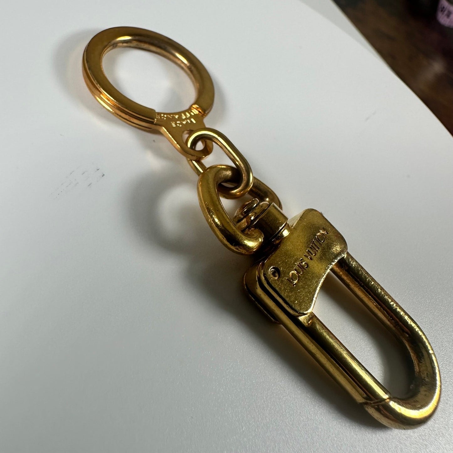 Louis Vuitton Gold Tone Ancre Key Holder Bag Charm