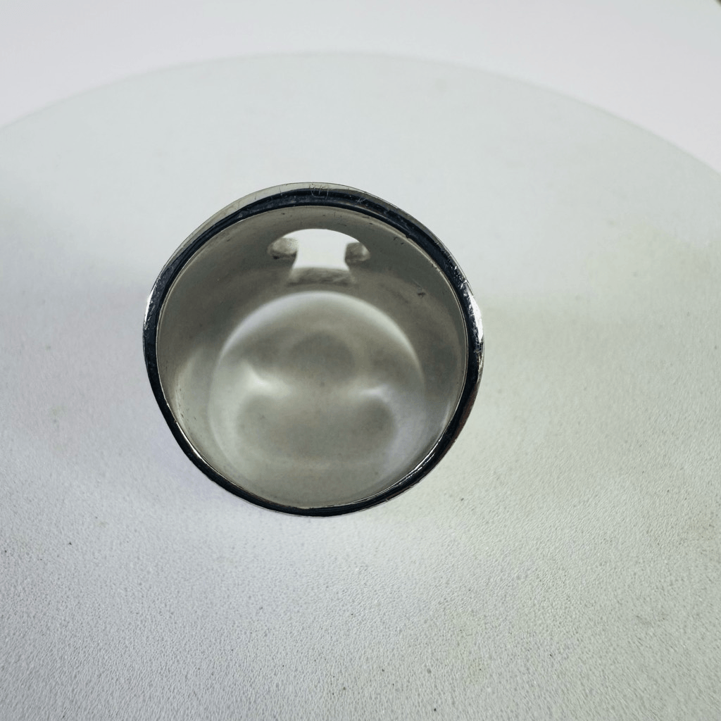 Christian Dior Secret Keyhole Ring Silver Tone Size 7