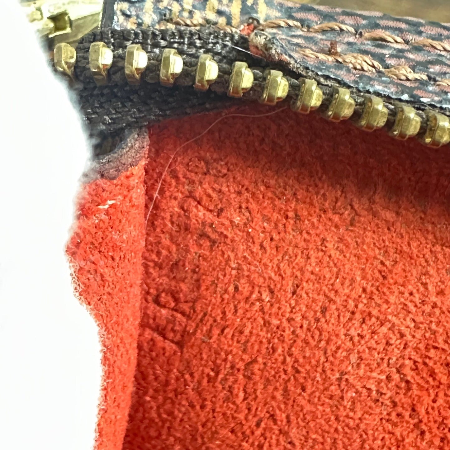 Louis Vuitton Damier Ebene Canvas Accessories Pochette Pouch Bag Mini