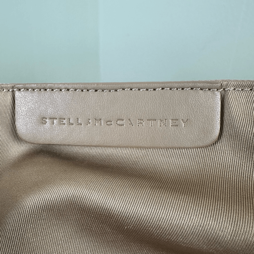 Stella McCartney Go Falabella Large Nylon Tote Bag Beige