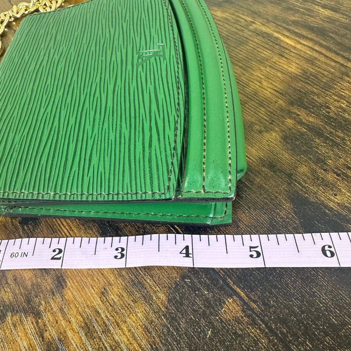 Louis Vuitton Green Epi Leather Vintage Waist Belt Bag Fanny Pack Authentic