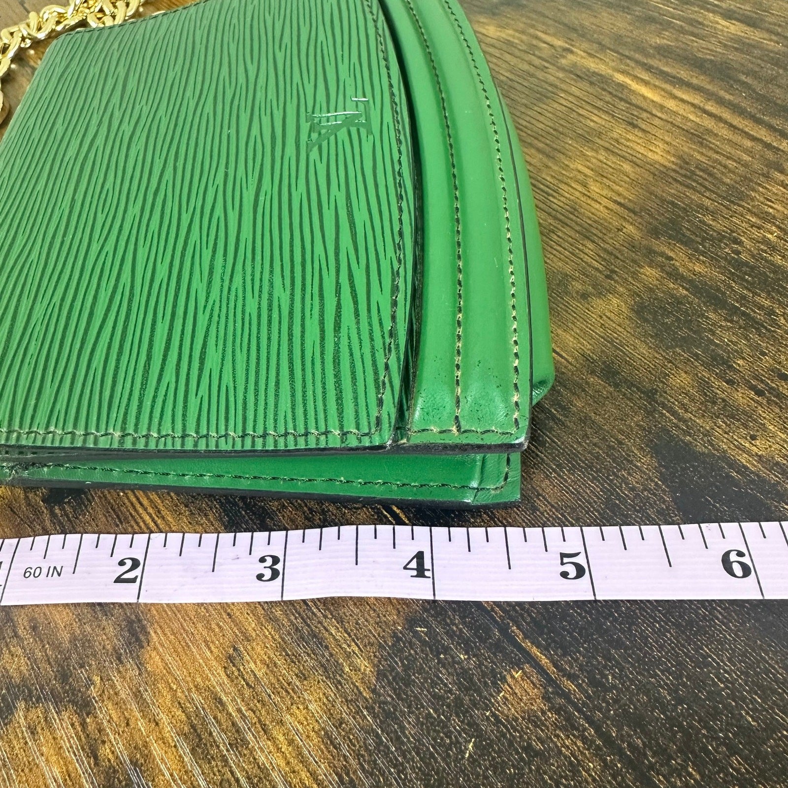 Louis Vuitton Green Epi Leather Vintage Waist Belt Bag Fanny Pack Authentic