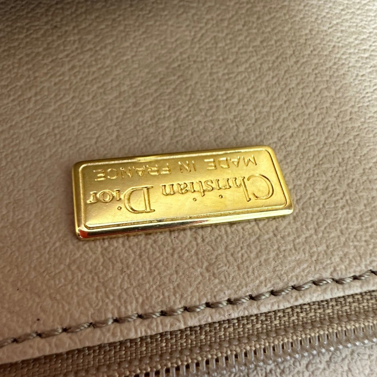 Vintage Christian Dior Monogram Chain Shoulder Bag Black Clutch