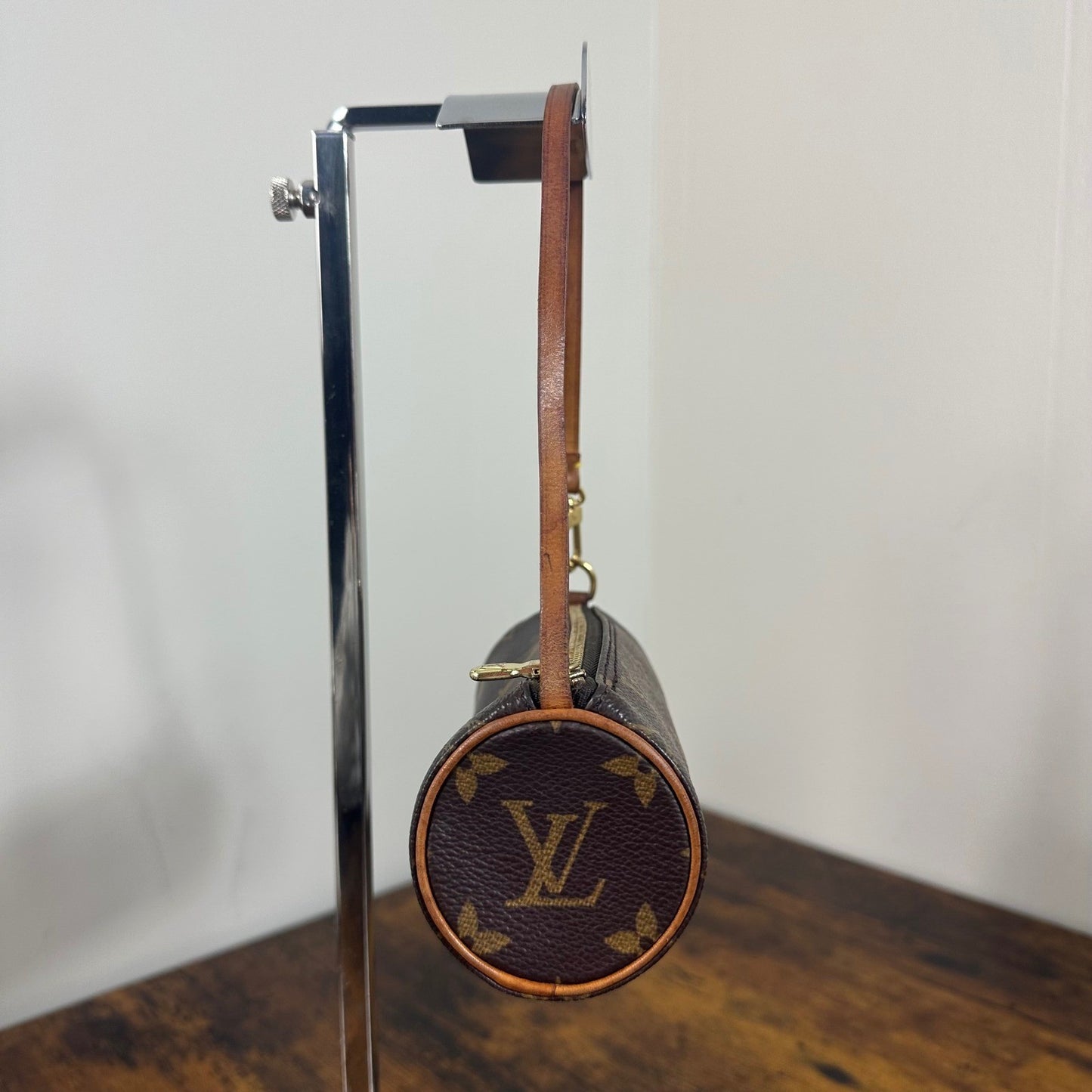 Louis Vuitton Monogram Mini Papillon Accessories Pochette Bag Purse Handbag