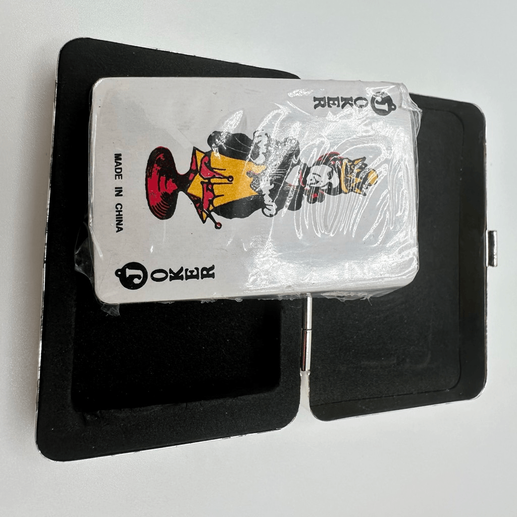 Burberry Mini Playing Card Complete Set With Silver Case