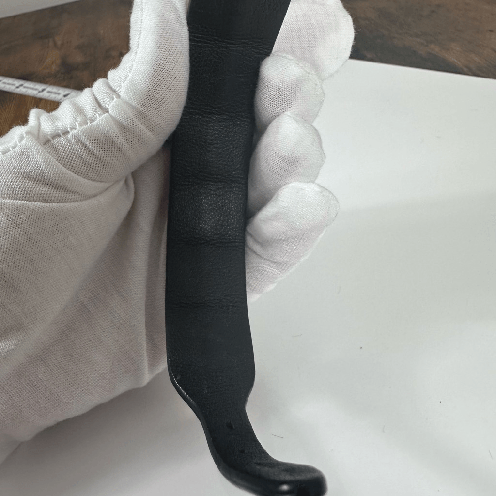 Valentino Garavani Rockstud Leather Bracelet Large Black Gold