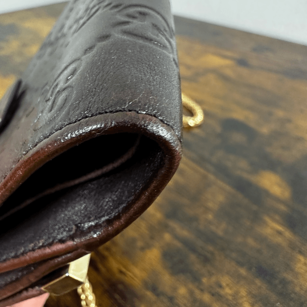 Gucci Guccissima Compact Brown Leather Wallet