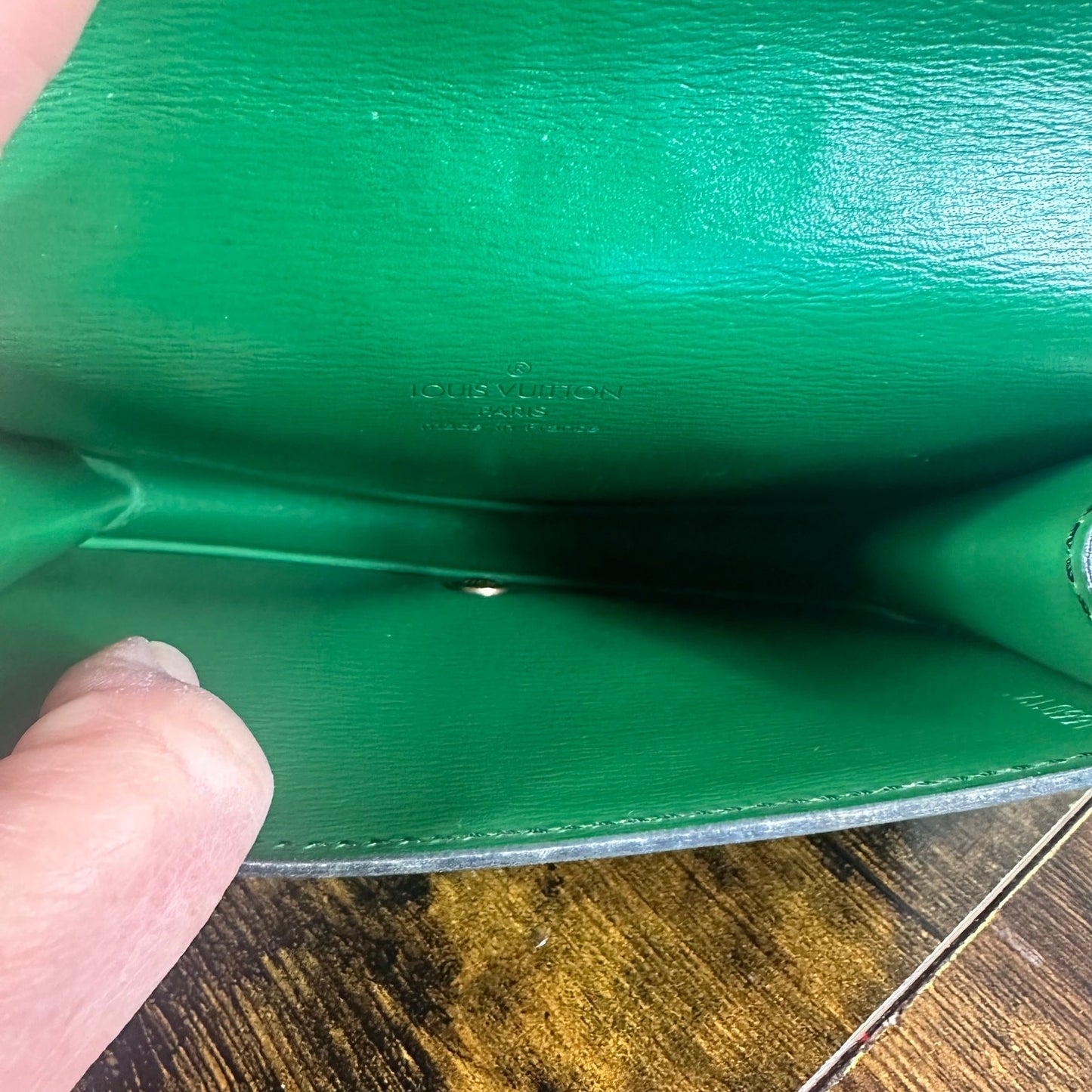 Louis Vuitton Green Epi Leather Vintage Waist Belt Bag Fanny Pack Authentic