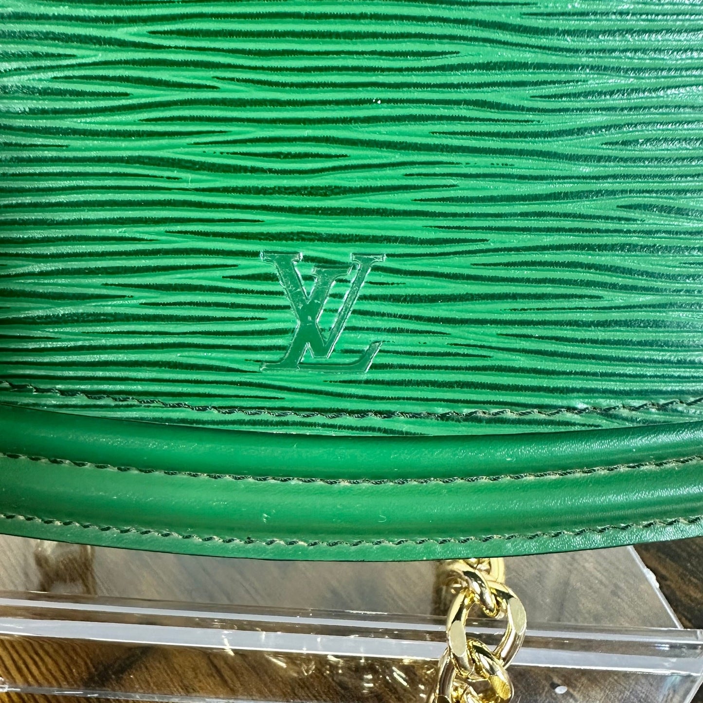 Louis Vuitton Green Epi Leather Vintage Waist Belt Bag Fanny Pack Authentic