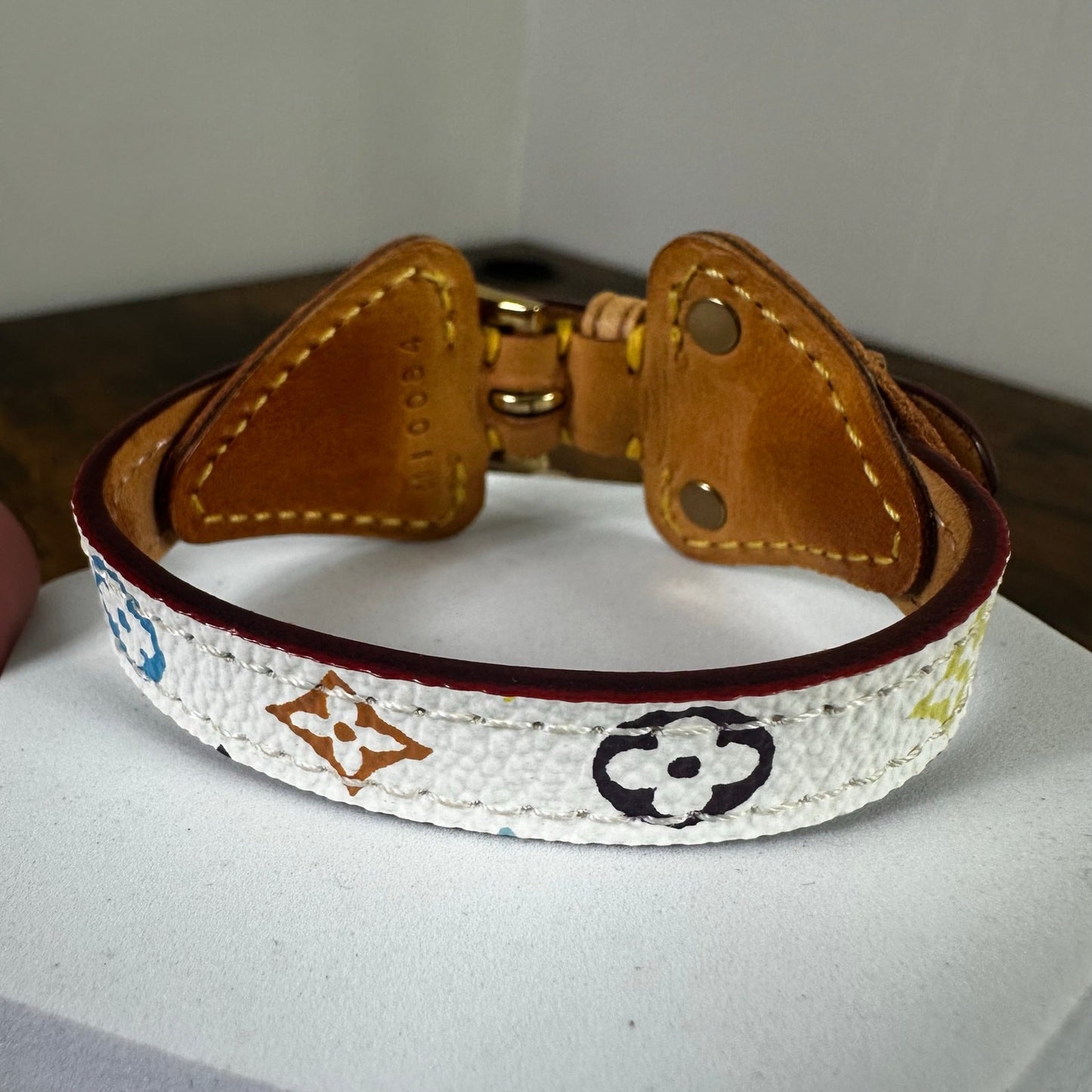 Louis Vuitton Theda Multicolor Monogram Leather Bracelet