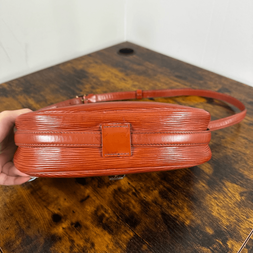 Louis Vuitton Vintage Bag Jeune Fille Brown Epi Leather Crossbody