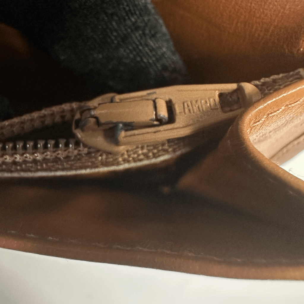 Celine Macadam Vintage Bifold Wallet Brown Tan