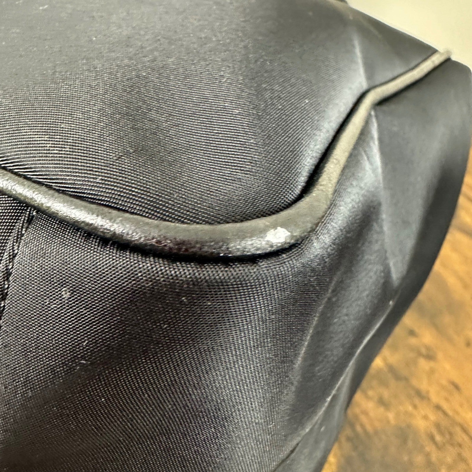 Gianni Versace Black Nylon Medusa Logo Tote Bag Made in Italy Authentic Vintage