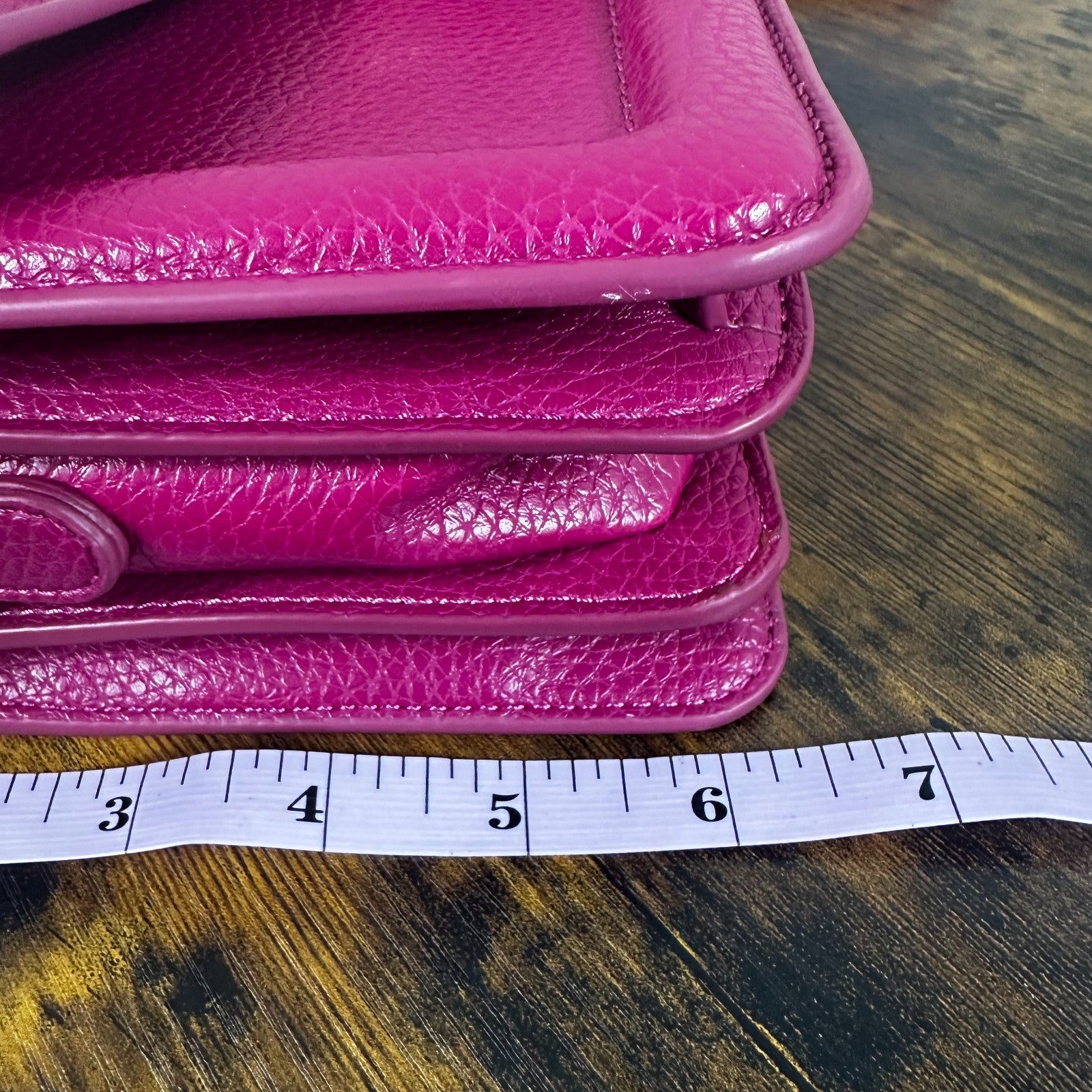 Versace Jeans Couture Pink Pebbled Gold Accent Crossbody Bag Purse Shoulder Hand