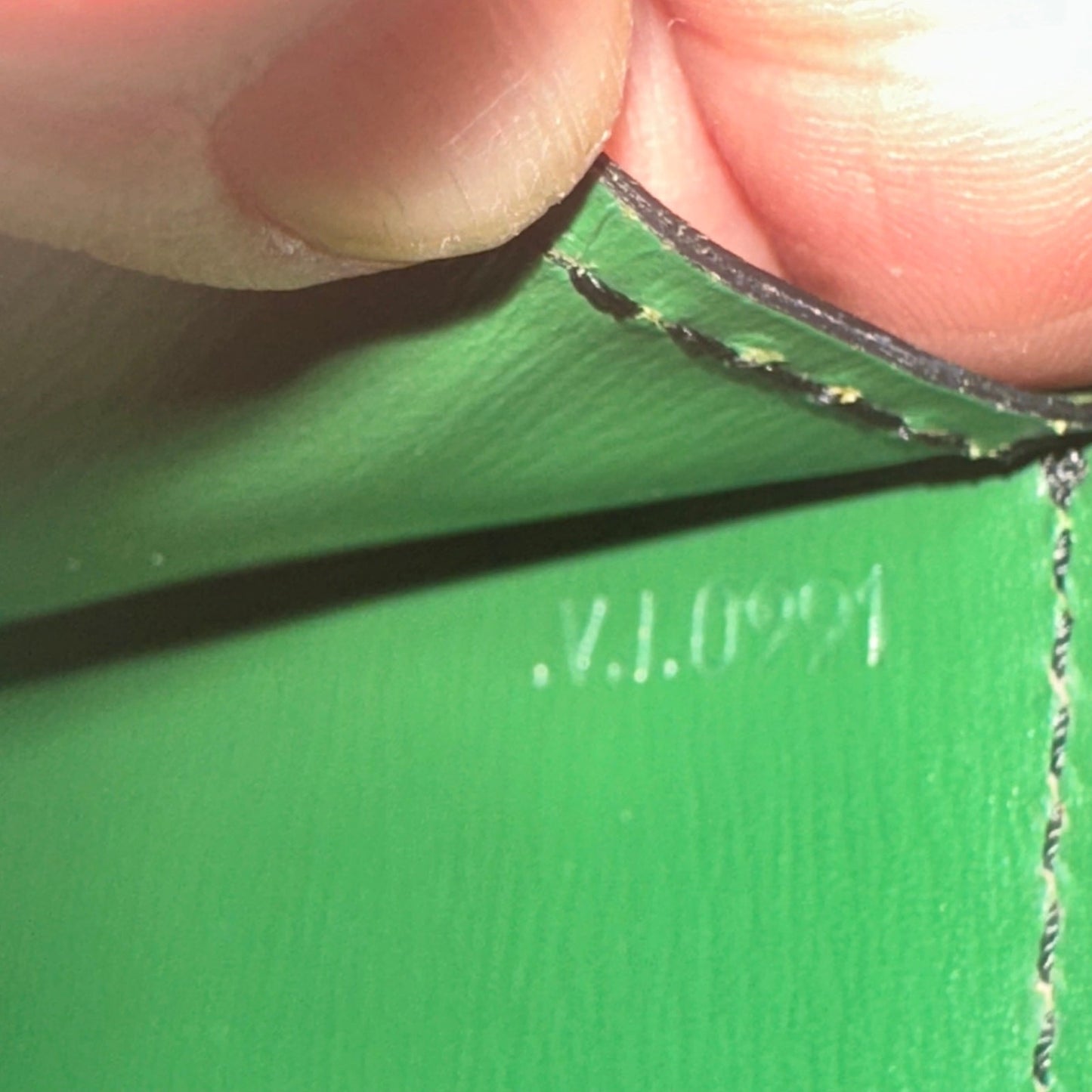 Louis Vuitton Green Epi Leather Vintage Waist Belt Bag Fanny Pack Authentic