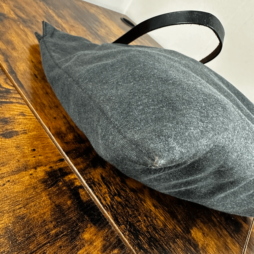 FENDI FF Vintage Jersey Tote Bag Gray