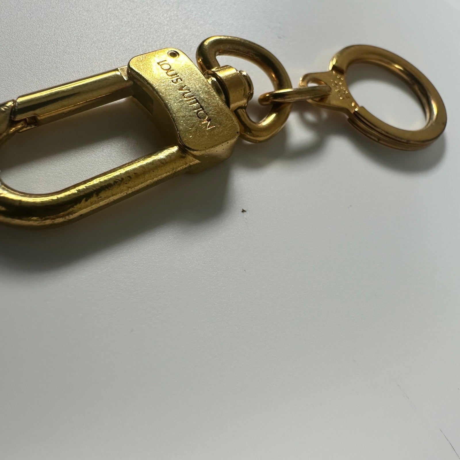 Louis Vuitton Gold Tone Ancre Key Holder Bag Charm