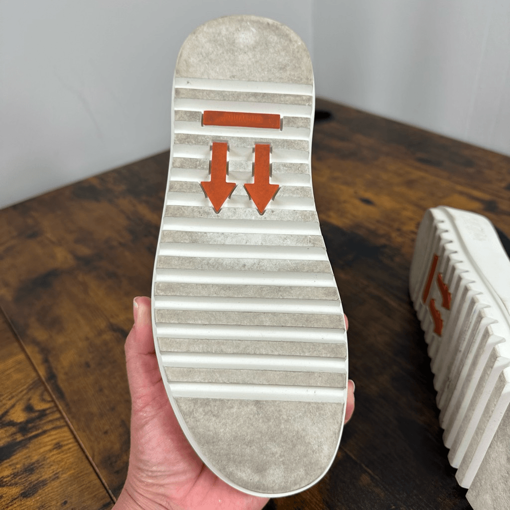 Off White Virgil Abloh Moto Wrap Neoprene High Top Sneakers Women Sz 38/8 US AUT