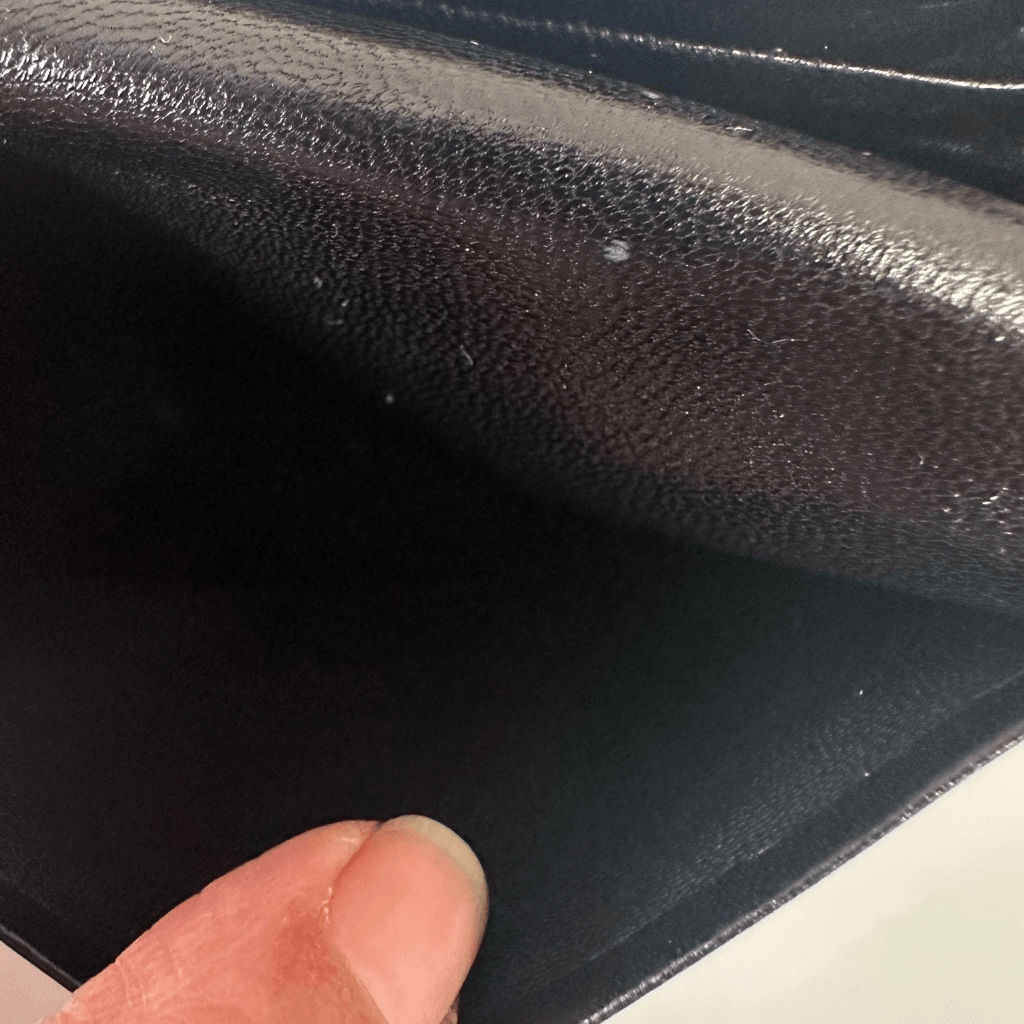 Valentino Garavani Slim Bifold Card Wallet Black Leather