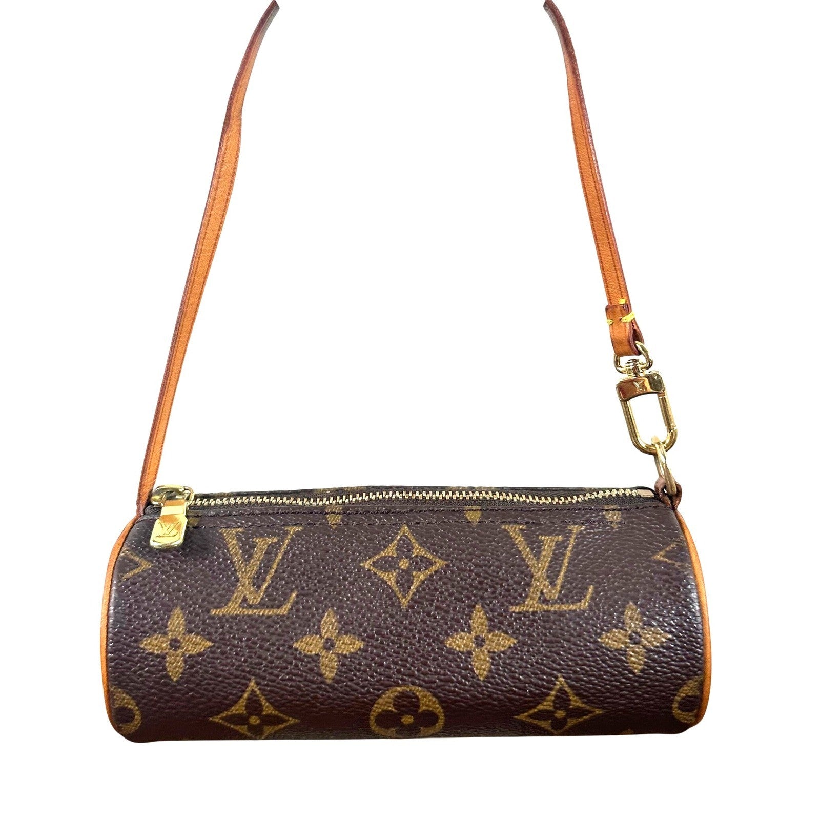 Louis Vuitton Monogram Mini Papillon Accessories Pouch Bag Vintage Authentic