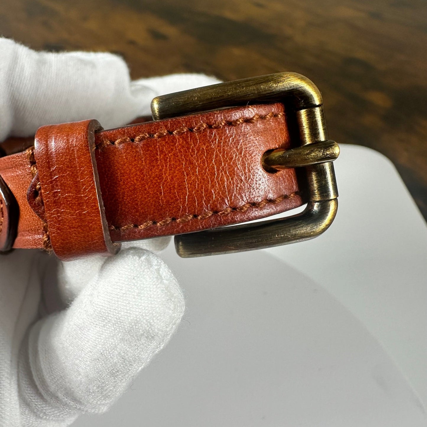 Dolce & Gabbana Brown Leather Bracelet Women's Men's