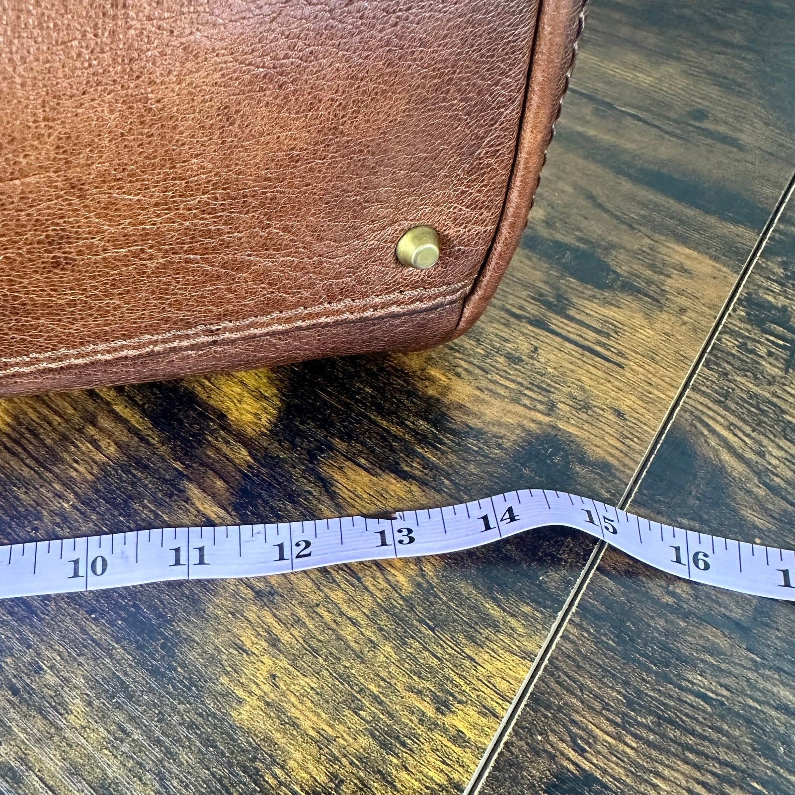 Vintage Chloe Paddington Leather & Tweed Satchel Bag Large 