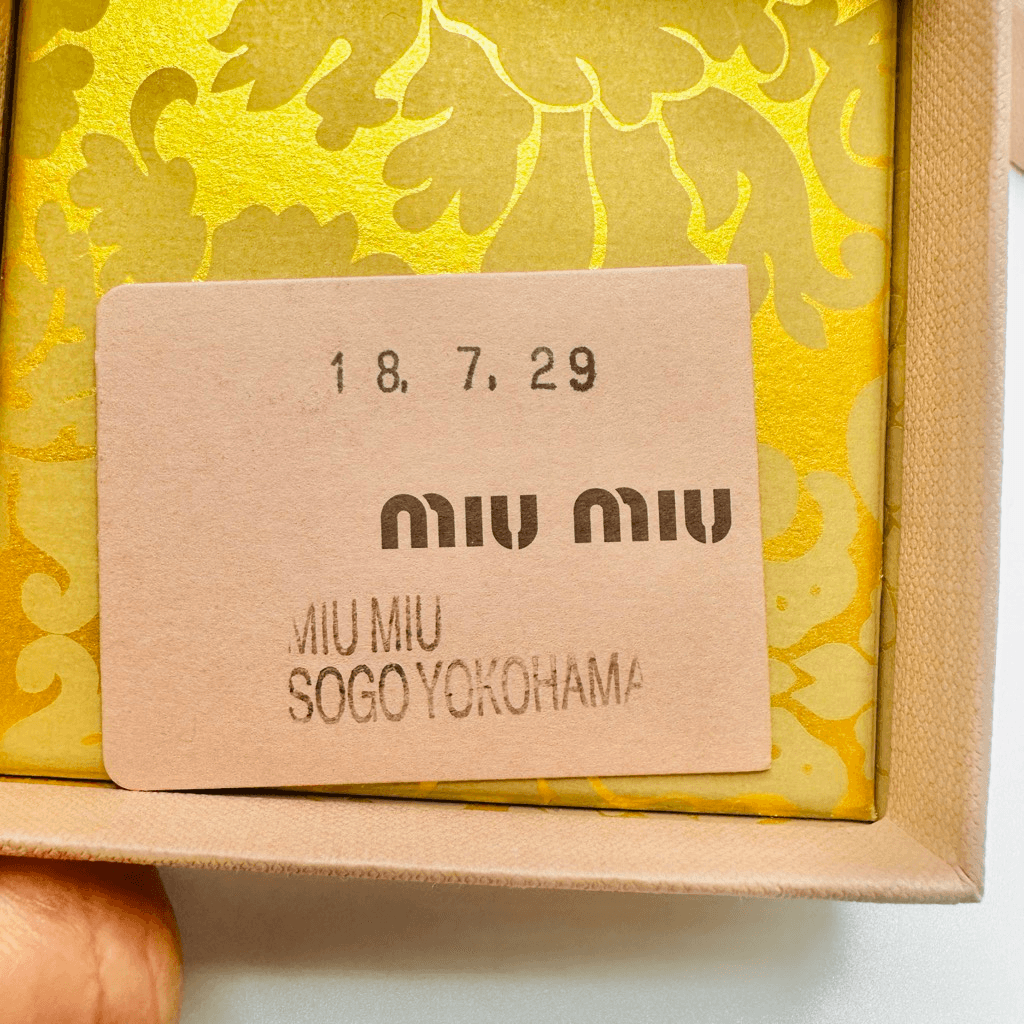 Miu Miu Heart Charm Pink Leather Bracelet With Box