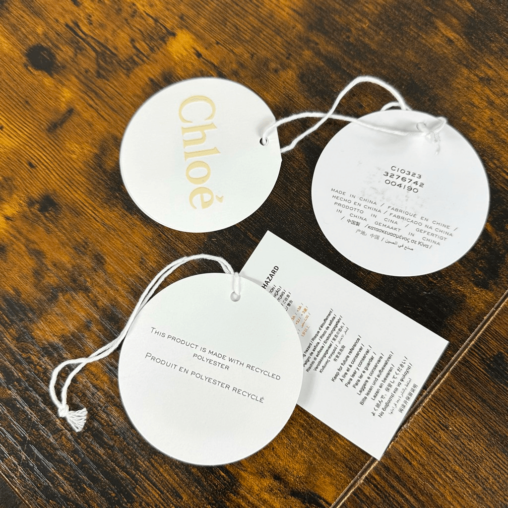 Chloe Woody Faux Shearling Fur Tote Bag 2-Way Small Size