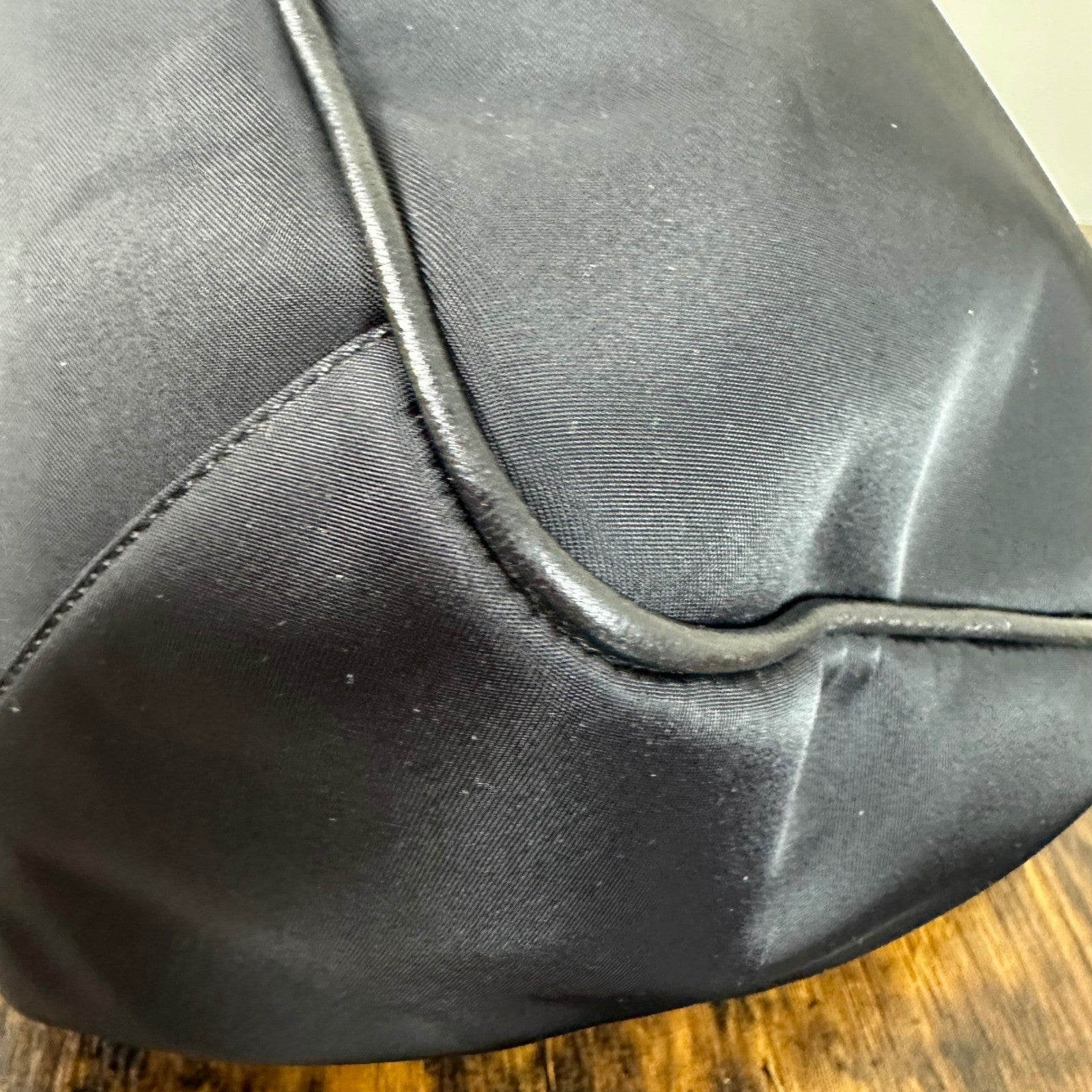 Gianni Versace Black Nylon Medusa Logo Tote Bag Made in Italy Authentic Vintage