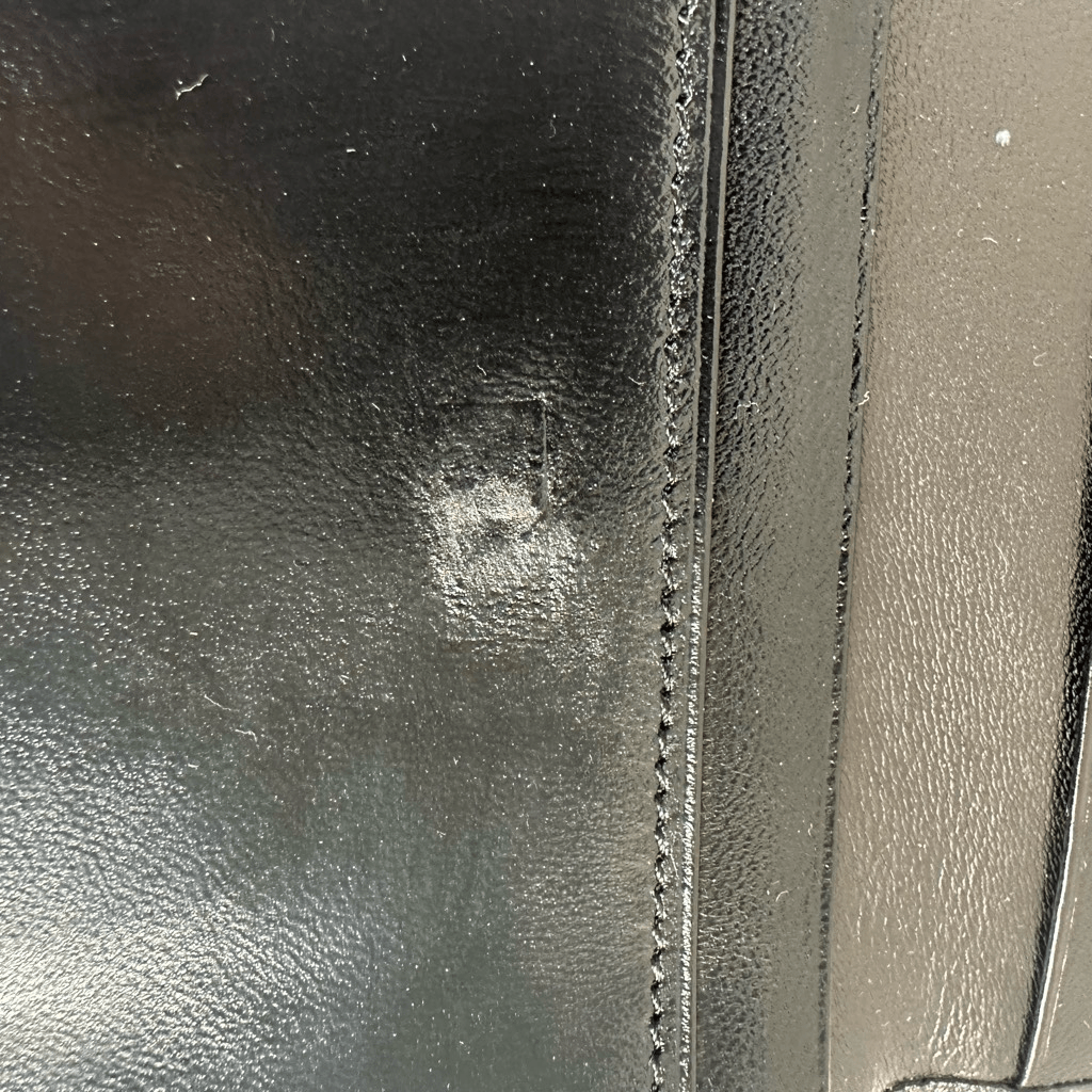 Valentino Garavani Slim Bifold Card Wallet Black Leather