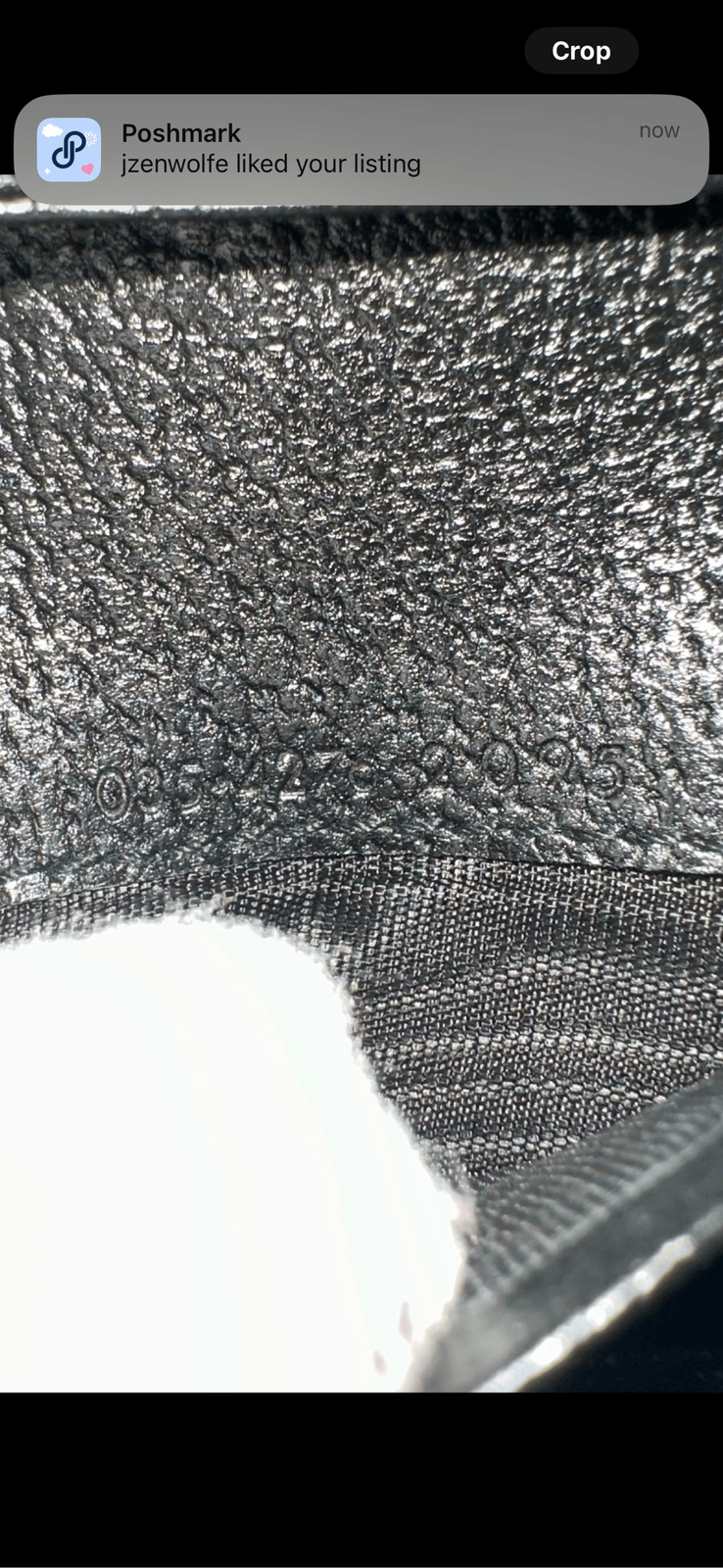 Gucci G Logo Clip Black Leather Wallet