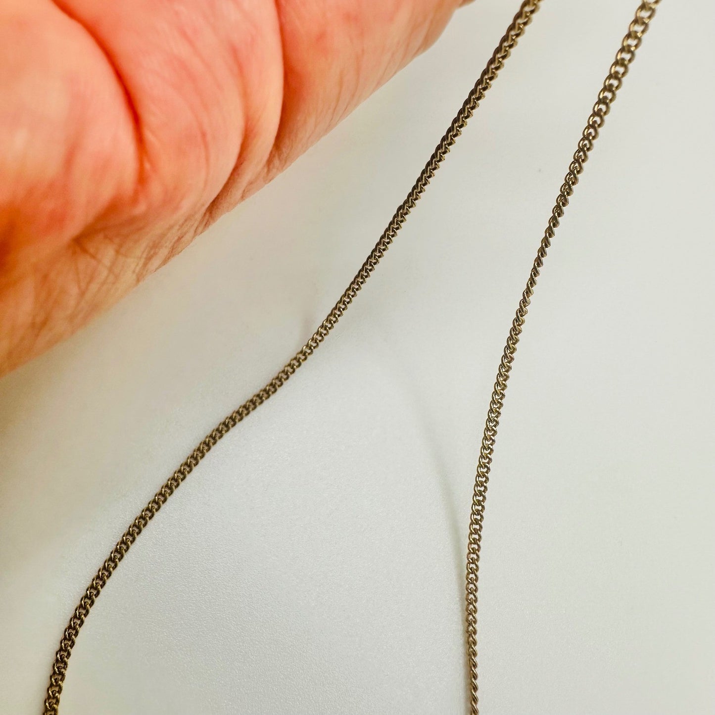 Christian Dior Gold Tone Crystal Pendant Necklace Designer Jewelry