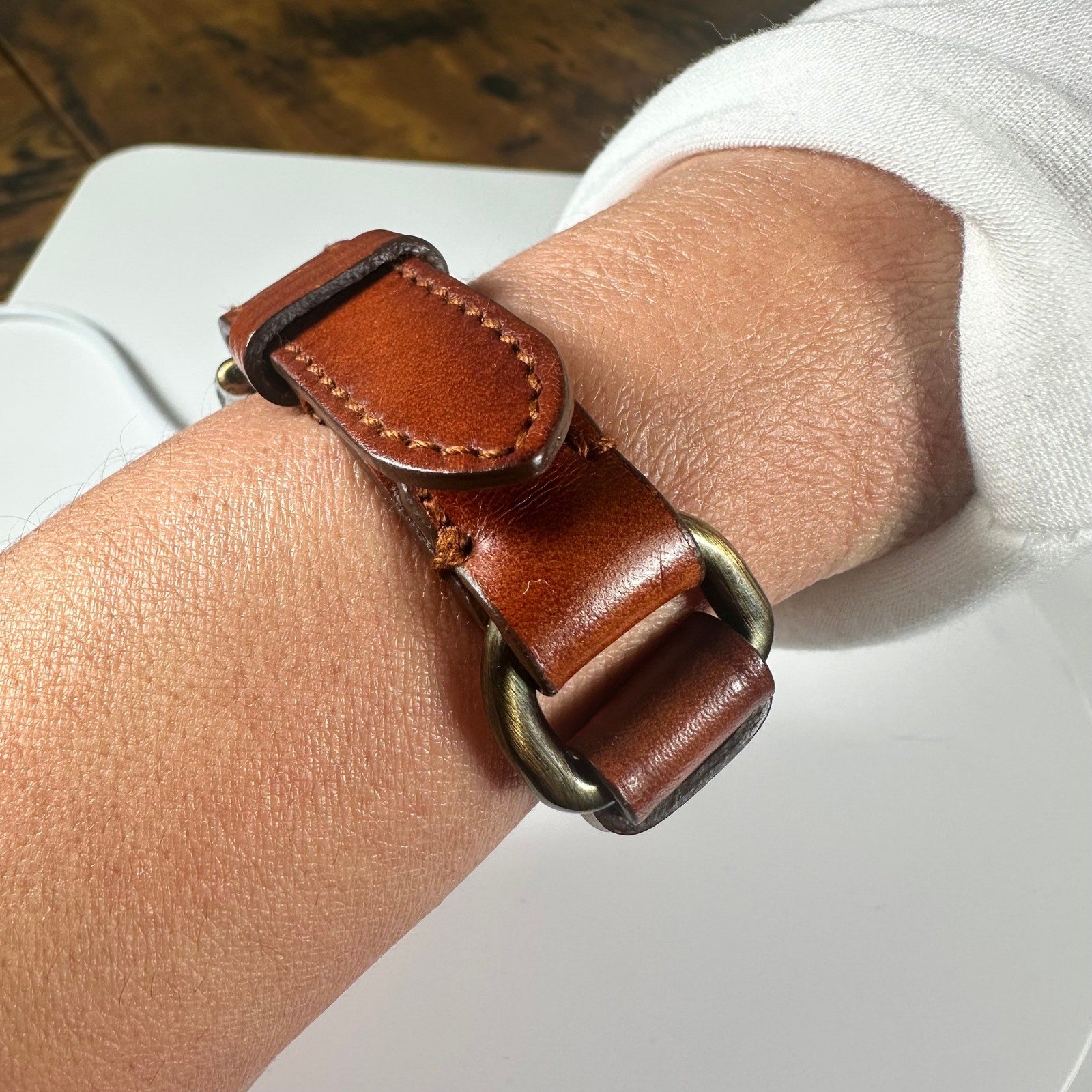 Dolce & Gabbana Brown Leather Bracelet Women's Men's