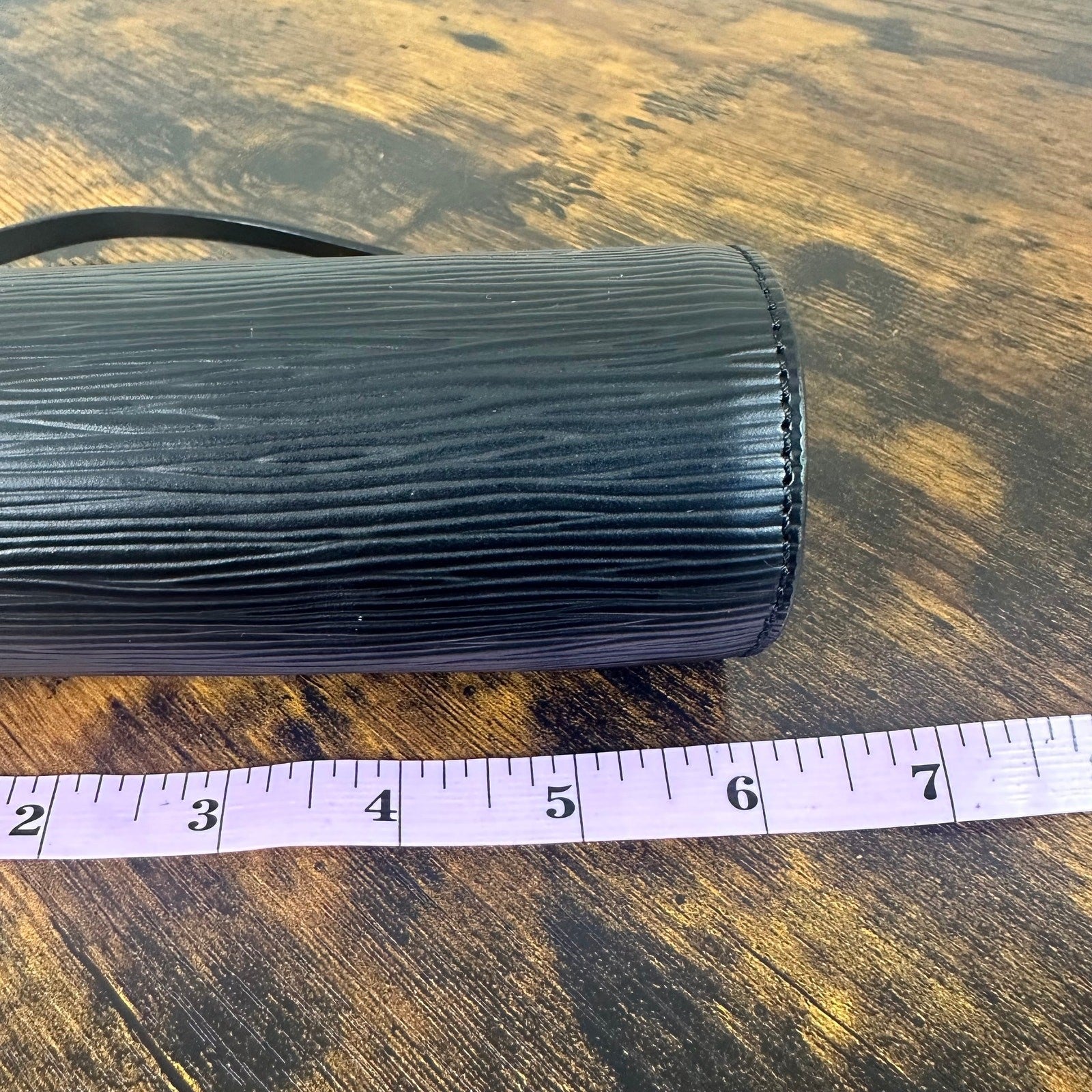 Louis Vuitton Black Epi Leather Mini Papillon Accessories Pouch