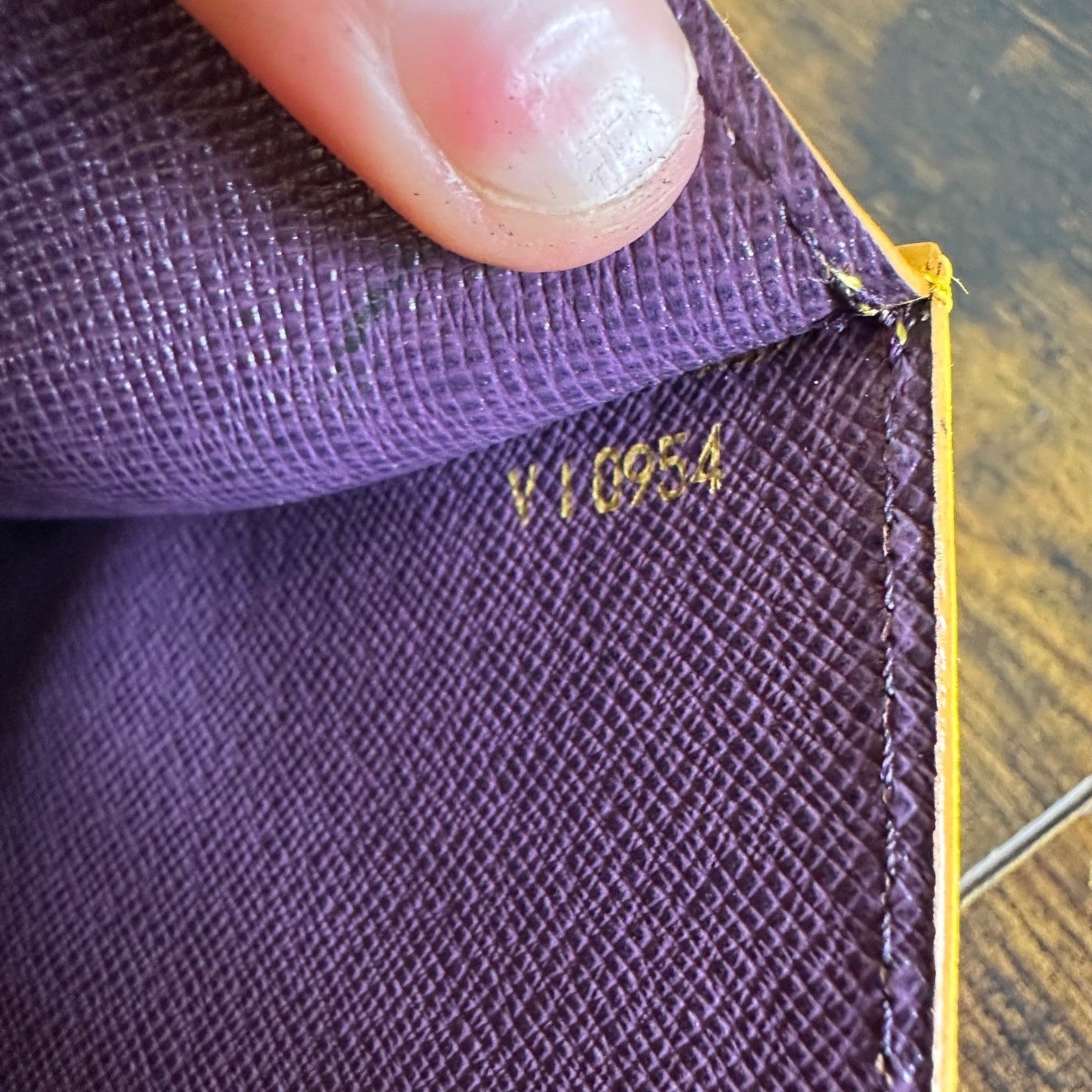 Louis Vuitton Epi Leather Art Deco Clutch Bag Yellow Vintage Authentic