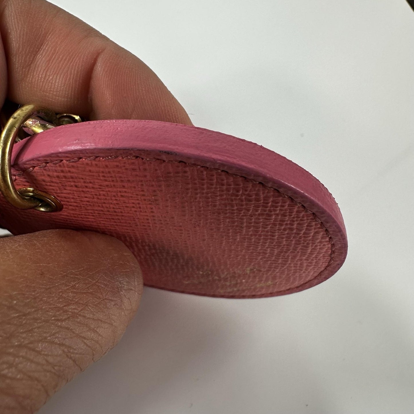 Louis Vuitton Floral Keyring Womens One Size Multicolor Monogram Spain Keychain