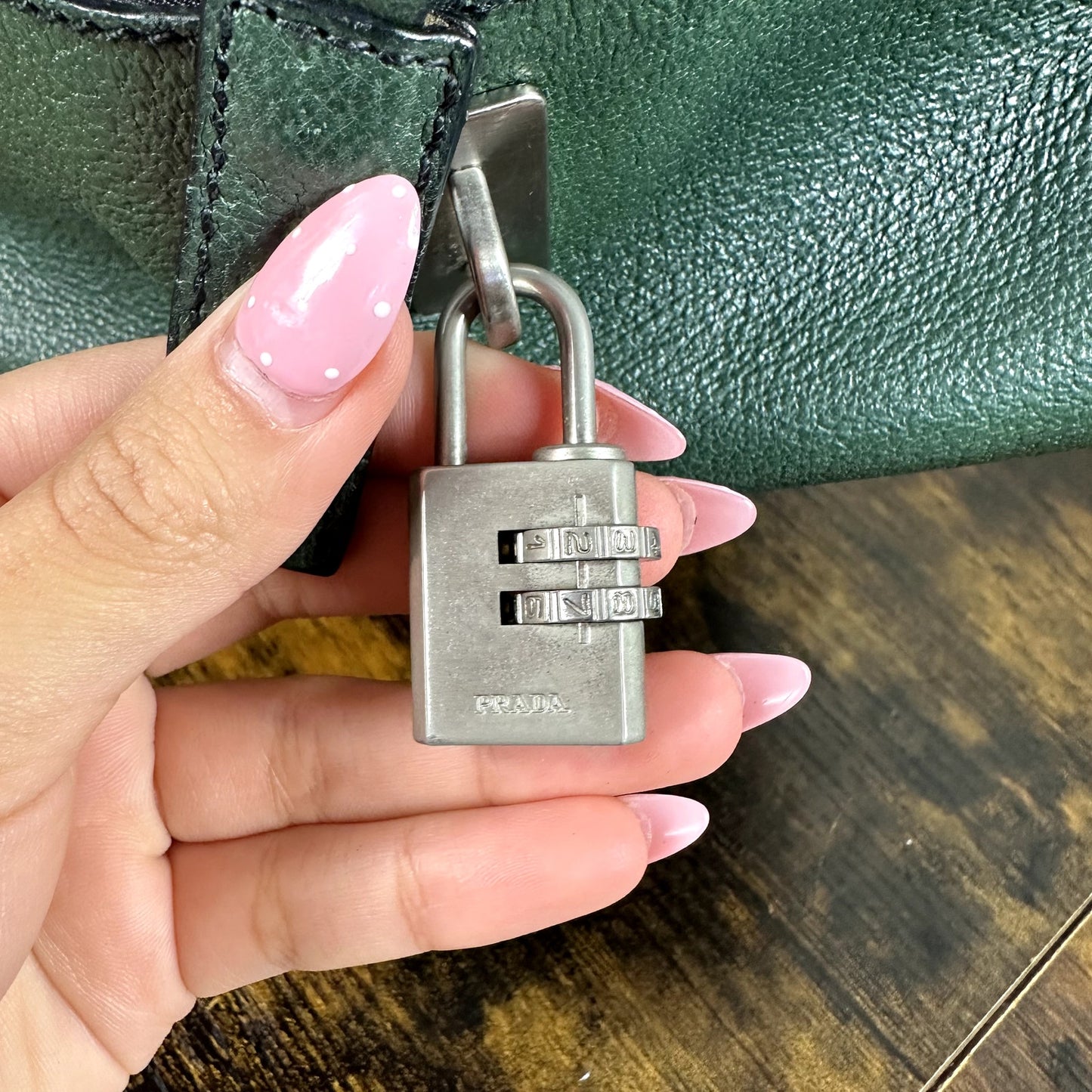 Prada Tessuto Nylon & Leather Travel Duffel Bag Overnight Weekend Authentic