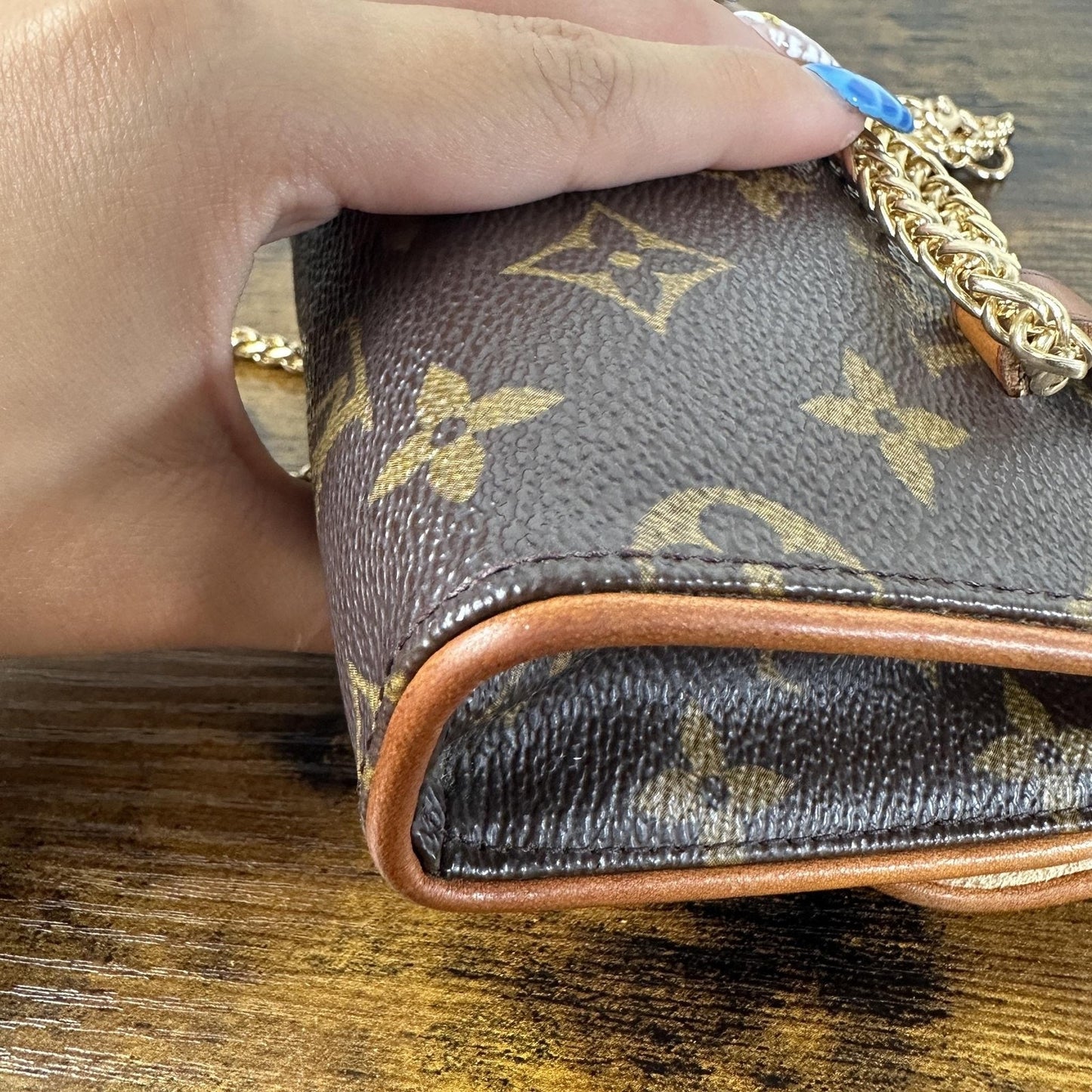 Louis Vuitton Florentine Pouch Waist Bag Fanny Pack Small Brown Monogram Canvas